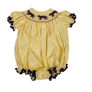 NWT Ruth & Ralph 6M LSU Smocked Bubble